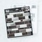 8 in x 8 in Silver and White Mosaic Foil Peel and Stick Paper Tile Backsplash (24-Pack)